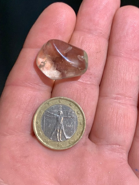 Citrine naturelle - Pierre roulée - 24 x 17 x 14 mm - 6,5 gr.