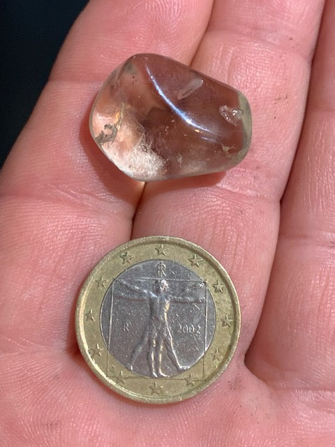 Citrine naturelle - Pierre roulée - 24 x 17 x 14 mm - 6,5 gr.