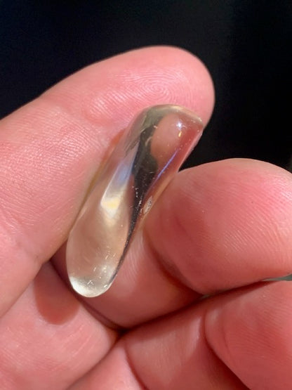 Citrine naturelle - Pierre roulée - 32 x 19 x 11 mm - 9,2 gr.