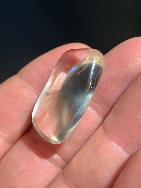 Citrine naturelle - Pierre roulée - 32 x 19 x 11 mm - 9,2 gr.