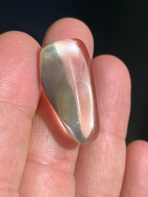 Citrine naturelle - Pierre roulée - 32 x 19 x 11 mm - 9,2 gr.