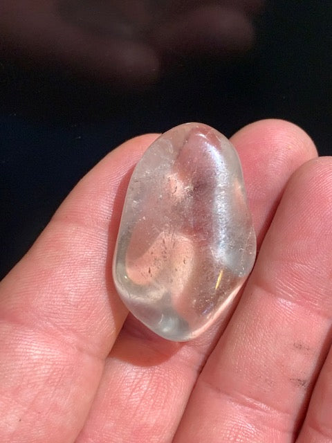 Citrine naturelle - Pierre roulée - 38 x 24 x 17 mm - 20,4 gr.