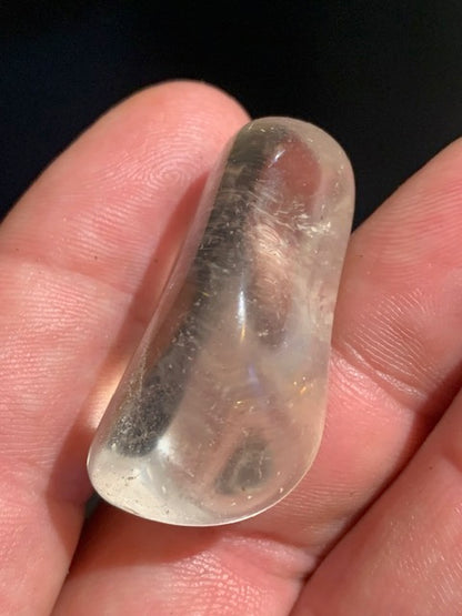 Citrine naturelle - Pierre roulée - 38 x 24 x 17 mm - 20,4 gr.