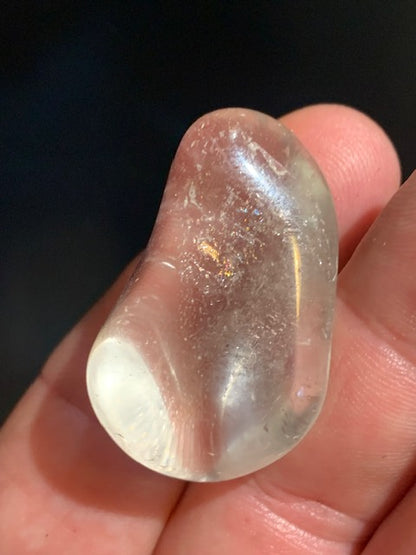 Citrine naturelle - Pierre roulée - 38 x 24 x 17 mm - 20,4 gr.