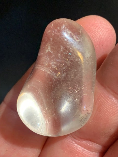 Citrine naturelle - Pierre roulée - 38 x 24 x 17 mm - 20,4 gr.