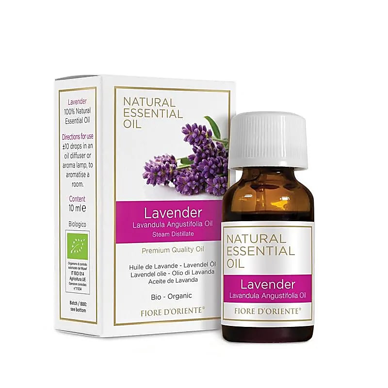 Huile essentielle de Lavande bio 100 % naturelle – Fiore d’Oriente, élaborée selon les principes de la médecine holistique.