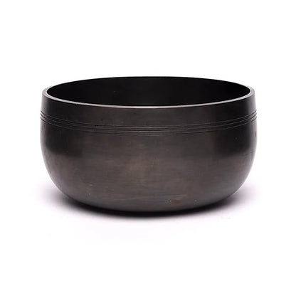 Bol chantant Japonais 'Kuro-orin', de 11 ou 13cm - ±400-500 et ±650-700 gr., magnifique pièce !