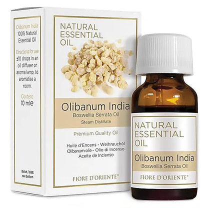 Huile essentielle d'Oliban d'Inde qualité premium – Fiore d’Oriente, élaborée selon les principes de la médecine holistique.