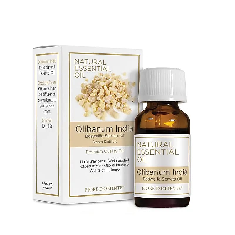 Huile essentielle d'Oliban d'Inde qualité premium – Fiore d’Oriente, élaborée selon les principes de la médecine holistique.