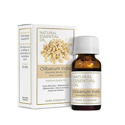 Huile essentielle d'Oliban d'Inde qualité premium – Fiore d’Oriente, élaborée selon les principes de la médecine holistique.
