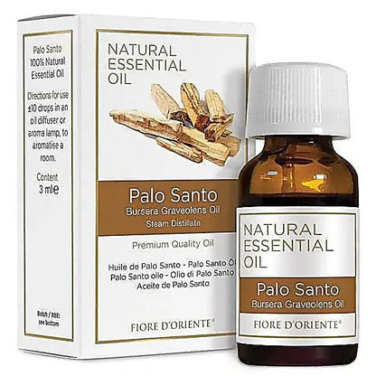 Huile essentielle Palo santo – Fiore d’Oriente, élaborée selon les principes de la médecine holistique.