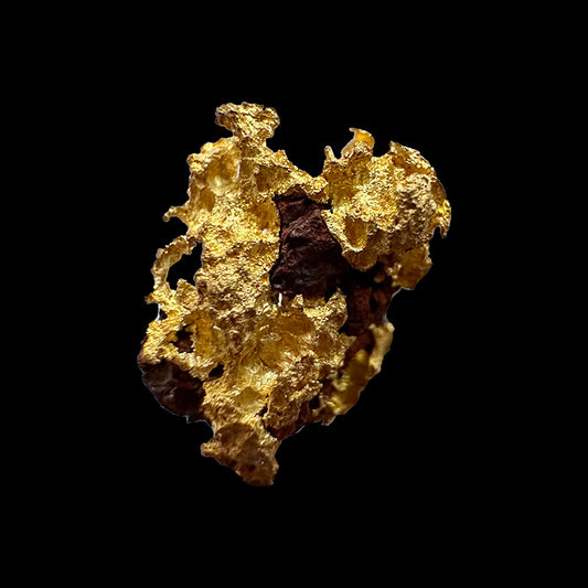 Or natif de la mine Laverton en Australie, pépite de 1,55 gr. - Très belle pièce de minéralogie. Rare !