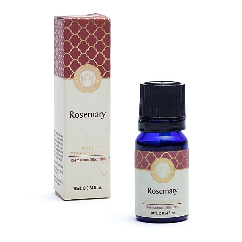 Huile essentielle pure de Romarin, flacon avec pipette en verre - De la marque Song of India