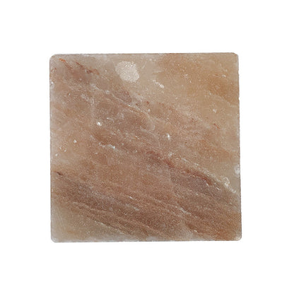 Pierre de sel rose de l’Himalaya – Plaque culinaire 20 × 20 × 3,5 cm – Pour cuisson, présentation et saveur authentique !