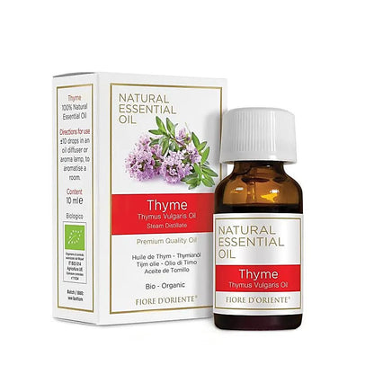 Huile essentielle de Thym bio – Fiore d’Oriente, élaborée selon les principes de la médecine holistique.