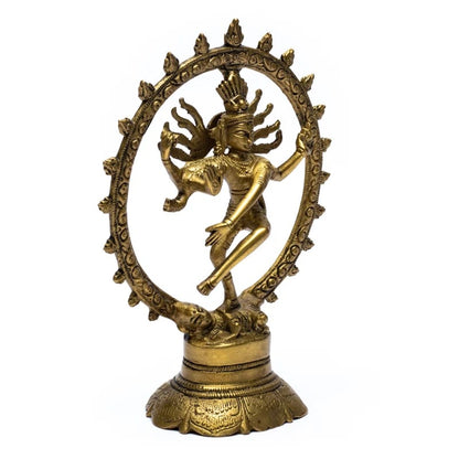 Shiva Nataraj en métal (laiton). Ø de 10, 15 et 20 cm, au choix. Divinité hindouiste !