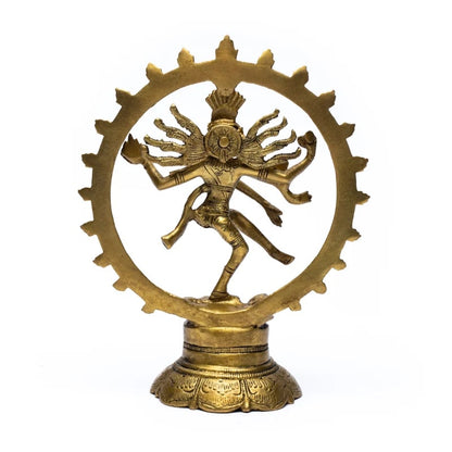 Shiva Nataraj en métal (laiton). Ø de 10, 15 et 20 cm, au choix. Divinité hindouiste !