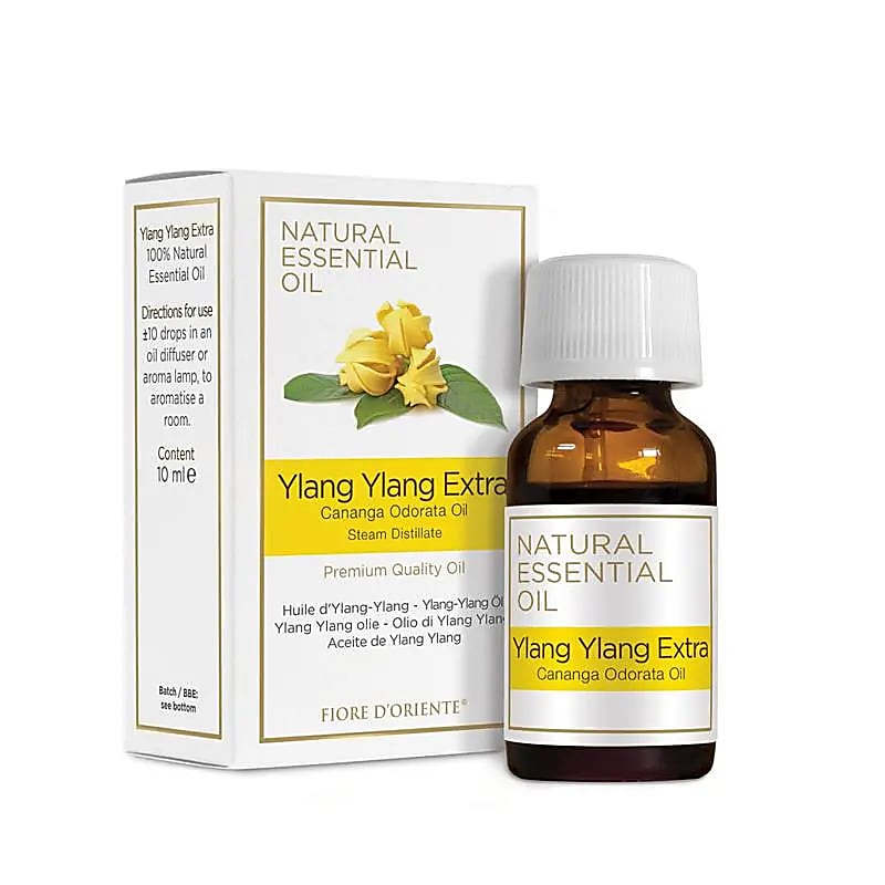 Huile essentielle d'Ylang Ylang qualité premium – Fiore d’Oriente, élaborée selon les principes de la médecine holistique.