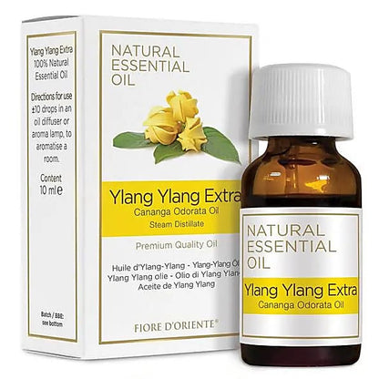 Huile essentielle d'Ylang Ylang qualité premium – Fiore d’Oriente, élaborée selon les principes de la médecine holistique.