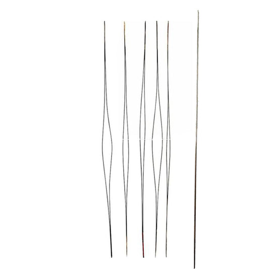 Apprêts : sélection d'aiguille à enfiler, simple ou double tige, vendu par 5 pièces, de 75, 80 ou 13,5 centimètres... Très bonne qualité, parfait pour vos créations !