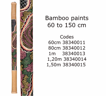 Sélection de bâtons de pluie de 25 à 150 cm, en bambou, cactus ou acajou. Parfait pour les séances de méditations, bains sonores...