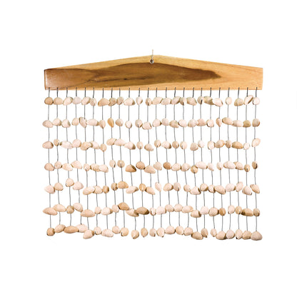 Bar Chimes/ Chime Tree/ Rideaux de graines de 50x50 centimètres, 4 modèles de graine au choix. Instrument fascinant que l'on retrouve dans le monde des percussions. Des sons qui rappellent le vent dans les branches !