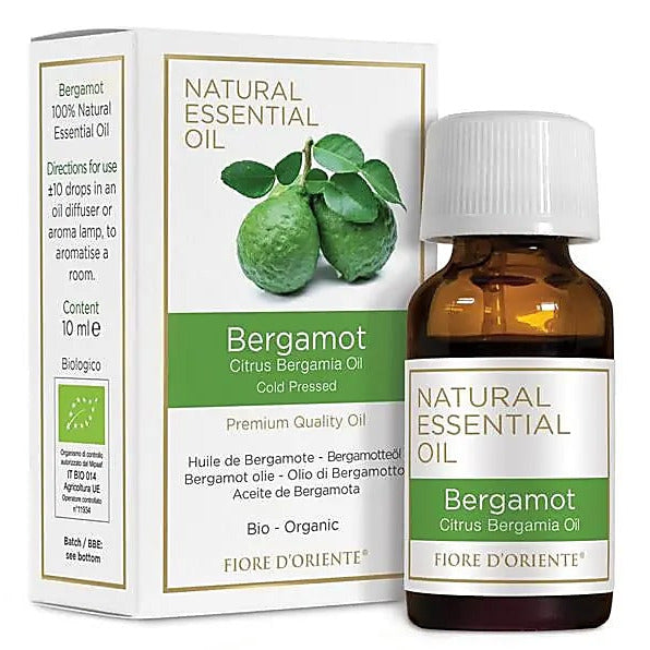 Huile essentielle de Bergamote bio 100 % naturelle – Fiore d’Oriente, élaborée selon les principes de la médecine holistique.
