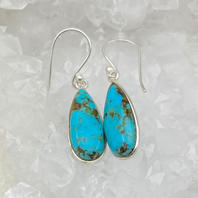 boucle oraille turquoise