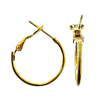 Boucles d’oreilles créoles en cuivre – Diamètre 15 ou 20 mm, finition argentée ou dorée. Élégance intemporelle au quotidien !