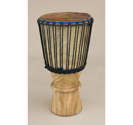 Bougarabou/ Djembé 'spécial basse', 2 tailles au choix : de 57 ou 63 cm - 6,50 Kg. Fait en bois d'Acajou et recouvert de peau de vache !