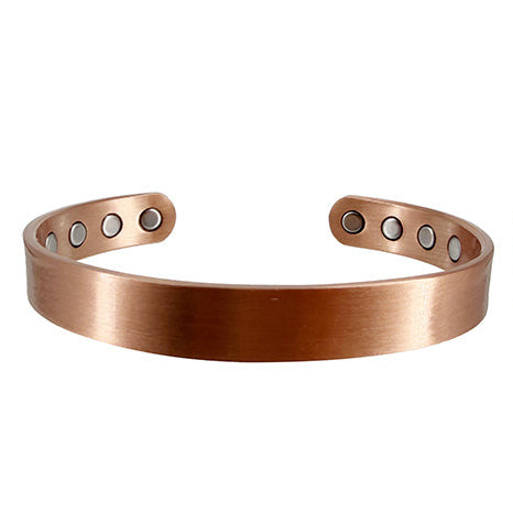 Bracelet Jonc en Cuivre avec 8 Aimants - Haute qualité
