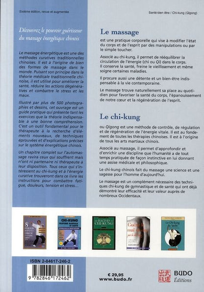Livre : Massage Chi-Kung par Jwing-ming (dr) Yang | Budo Éditions