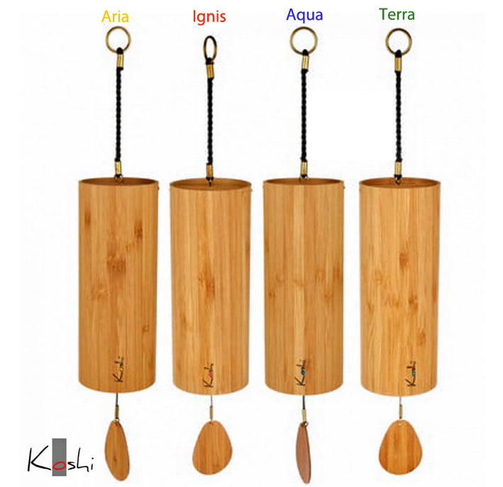 Wind chimes, the famous Koshi © in bamboo, individually or in packs of 4 (Air, Water, Fire, Earth), made in France!