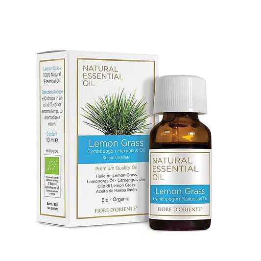 Organic Citronella Essential Oil – Fiore d'Oriente, produced according to the principles of holistic medicine.