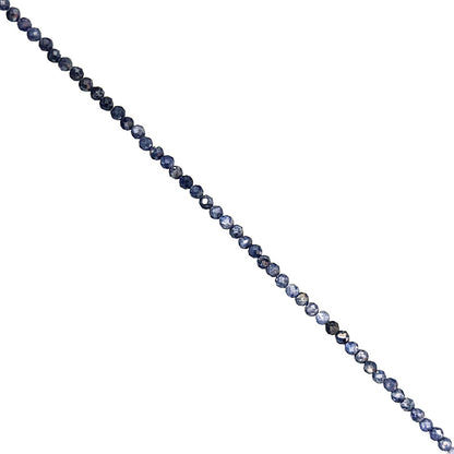 Sapphire! Necklace or bracelet in silver with 2/3 millimeter faceted beads. Available in a 17 cm bracelet or a 40 cm necklace. Quality A to AA!