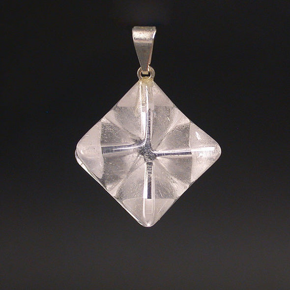 Mercabah/ Merkabah (étoile à 8 branche sur Argent, 15 x 15 millimètres. Pierres au choix : Améthyste, Oeil de tigre, Cristal de roche. Vendu avec un cordon réglable noir !