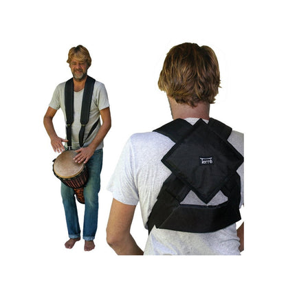 Accessoires pour djembé : sangles et bretelles, 4 modèles au choix, adaptés aux djembés 40–70 cm et autres percussions !