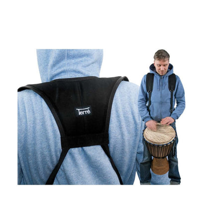 Accessoires pour djembé : sangles et bretelles, 4 modèles au choix, adaptés aux djembés 40–70 cm et autres percussions !