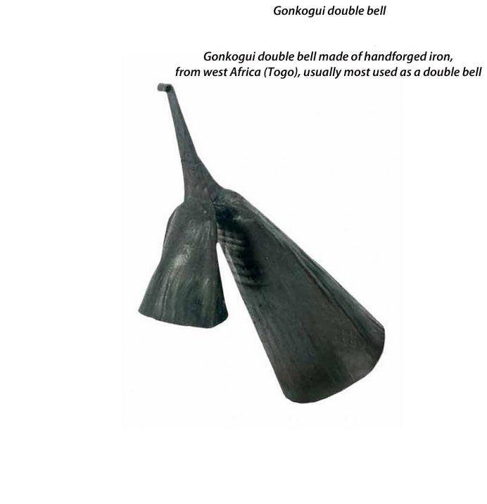 Cloches Africaine en métal de 12 à 31 cm. Parfait pour les stands de percussions !