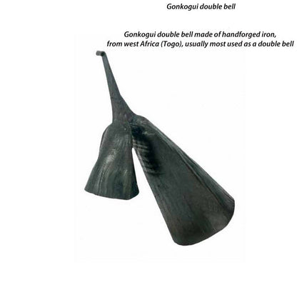 Cloches Africaine en métal de 12 à 31 cm. Parfait pour les stands de percussions !
