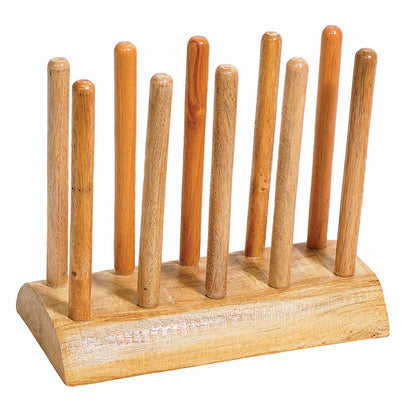 Support en bois pour une ou plusieurs flûtes, convient pour la plupart des pièces. Contactez nous pour des modèles sur mesure !