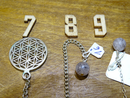 Création 'fait main' 100% Zen C°, chaînette seule pour pendule, pour remplacer la chaînette d'origine ou pour créer des pendules selon vos souhaits !