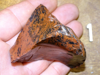 Obsidienne Acajou - Pièces brutes de 25 à 45 grammes - de 60 x 40 x 30mm !