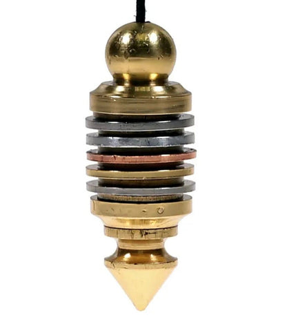 Pendules professionnels au choix, 'Plaqué Or'. Pour thérapies naturelles – Radiesthésie, homéopathie, aromathérapie et énergie