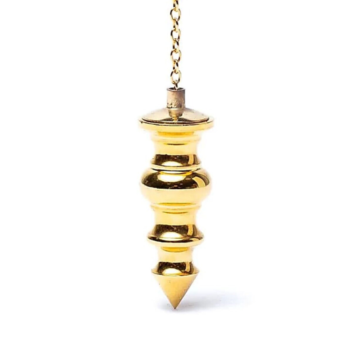Pendules professionnels au choix, 'Plaqué Or'. Pour thérapies naturelles – Radiesthésie, homéopathie, aromathérapie et énergie