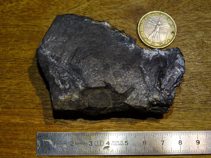 Shungite Petrovsky  – Pierre brute naturelle 75x55x25 mm, 40 g – Pièce rare et authentique !