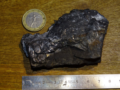 Shungite Petrovsky  – Pierre brute naturelle 75x55x25 mm, 40 g – Pièce rare et authentique !