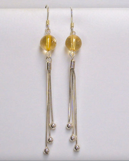 Boucles d'oreilles Argent, en améthyste, citrine, lapis lazuli ou oeil de tigre, perle de 8mm avec fantaisies, qualité AA à AAA !