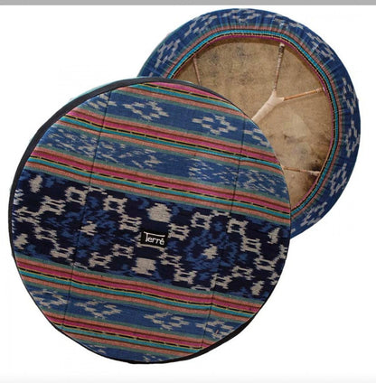Sélection de couvre-peau et de housse spéciale pour tambour, modèle au choix en tissus bleu ou rouge, ou nylon, de 30 à 100 cm !