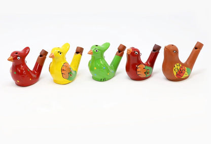 Sélection de sifflets en terre cuite, en bambou ou en bois. vendu seul ou en set de 5 pièces. Superbes pièces !